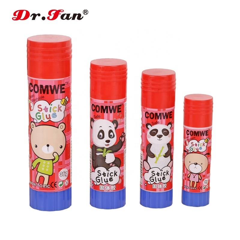 factory 21g PVA glue stick brands Dr.Fan non toxic formaldehyde free EU regulation safety for kids bonds paper sticky