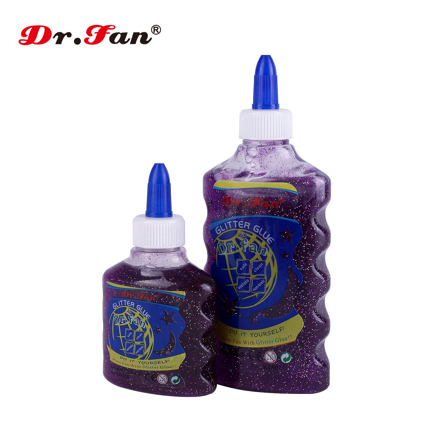 Dr.fan glitter glue stretchy sand water crystal snail slime clay for kids extractor machine plum herbs