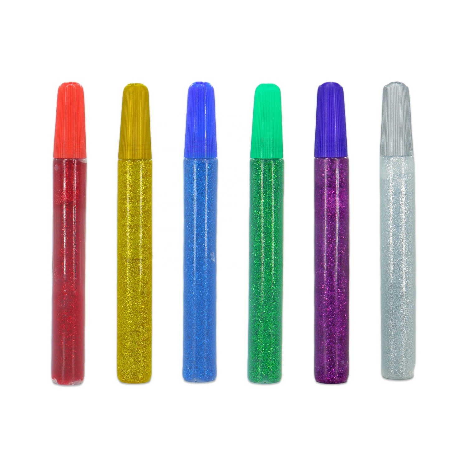 New arrivals 15ml 20ml 3d wholesale glitter glue pen for kids paper art school glue