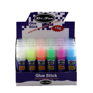 New Arrivals 15g PVP glue stick colored transparent for paper fabric and cardboard