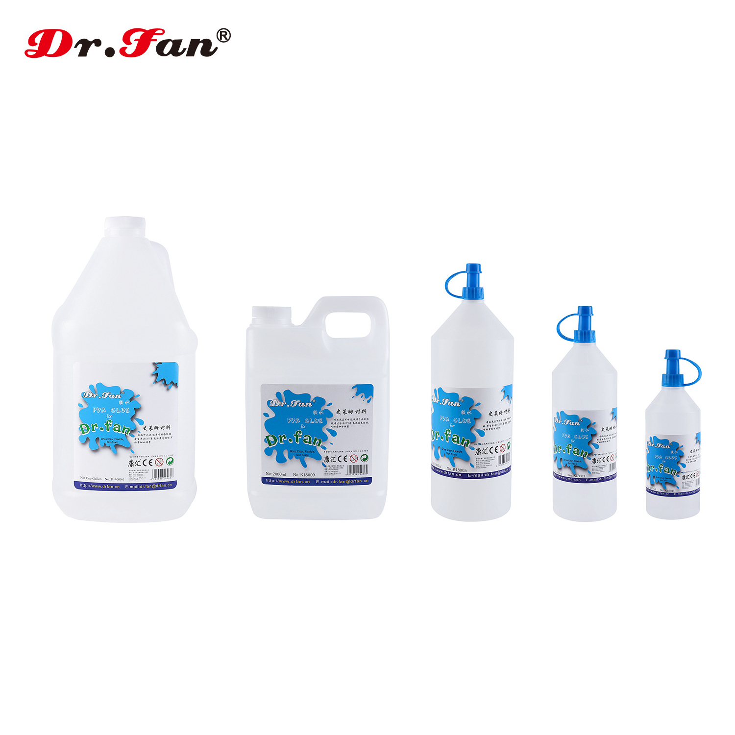 New Arrivals one Gallon PVP Liquid glue for paper fabric and cardboard  DIY slime clay NON-TOXIC