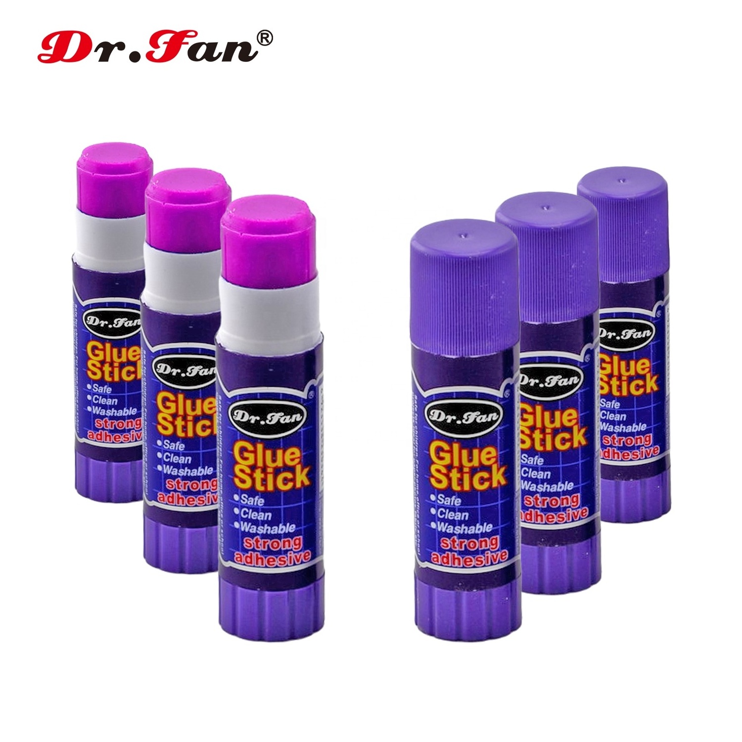 8g pvp purple red magic disappearing glue stick non-toxic washable glue stick EU standard stationery glue