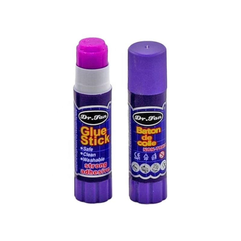 8g pvp purple red magic disappearing glue stick non-toxic washable glue stick EU standard stationery glue