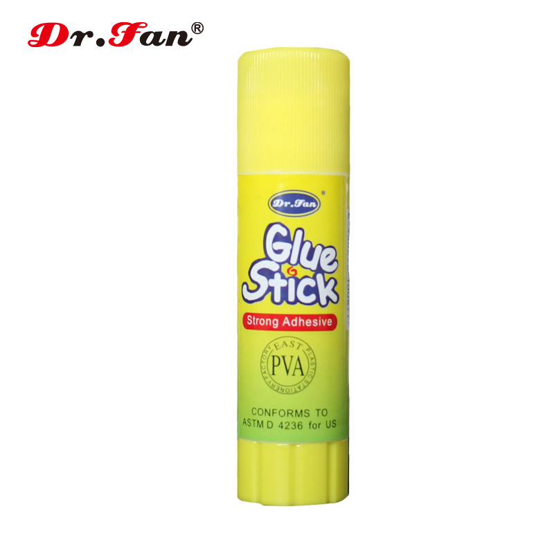 wholesale factory hot sale bulk white gray hair 36g pva pvp malaysia clear glue stick for office