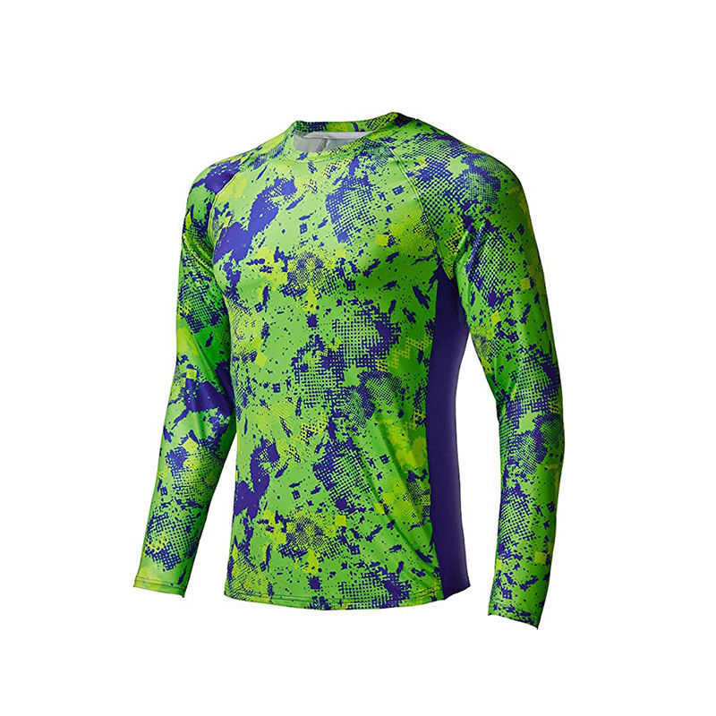 High Quality Anti-Uv Quick Dry Long Sleeve Blank Quick Dry Fishing Clothing Custom Sublimated Men Fishing Jersey Shirts