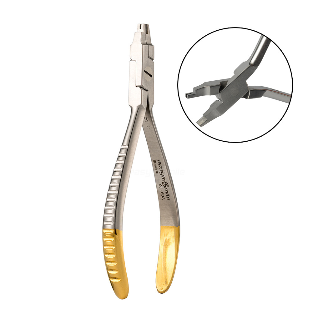 Easyinsmile Stainless Steel Plier Dental Orthodontic Surgical Crimpable Hook Plier Standard For Orthodontic Treatment