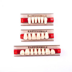 Easyinsmile Dental Material Denture Acrylic Resin tooth gems With Full Set For Teeth Beauty Treatment