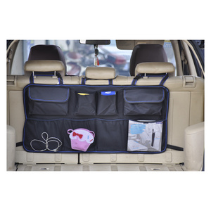 High quality multifunctional car backseat back seat organizer car boot trunk organizer foldable