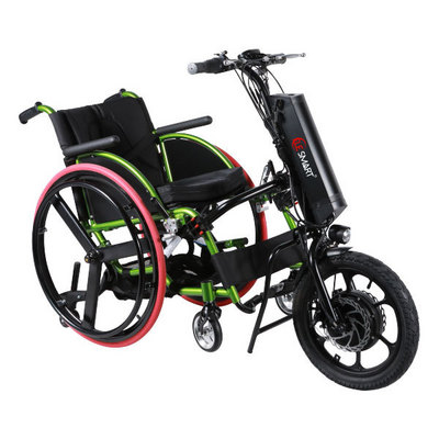 14ah Lithium Battery Power Drive Climp Wheelchair Trailer Electric Handcycle 500W