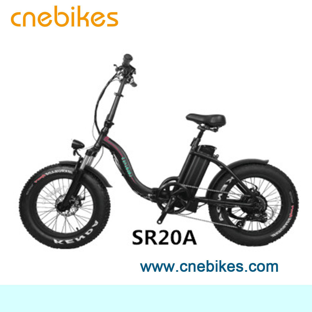 CNEBIKES 20'' fat tire folding electric bike electric electric cruiser bike