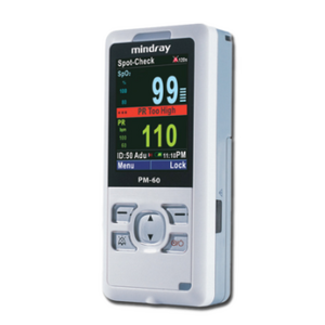 Mindray PM-60Vet Handheld Pulse Oximeter with 2.4 color TFT Screen Pet Multi Parameters PM-60Vet Monitor with Nellcor Sensor