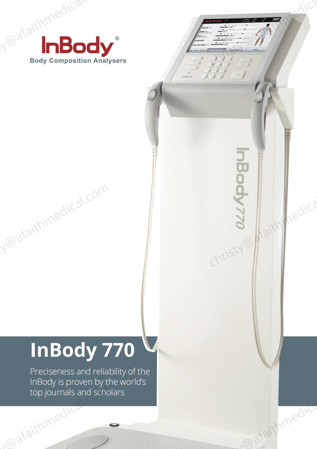 NEWLY Fully BRAND NEW for In Body 770 Body Composition Analyzer in body 770