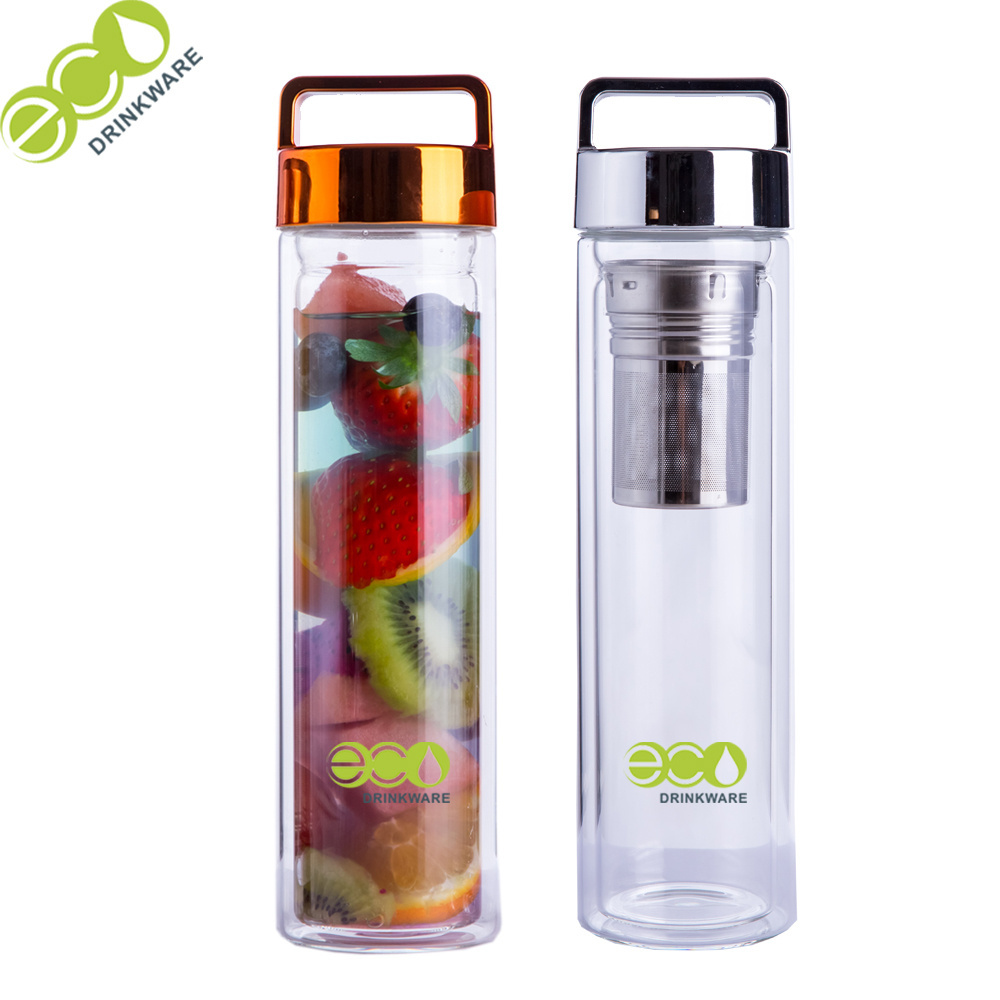 Stocked Wholesale high quality holy glass water bottles wholesale hot glass crystal water bottle