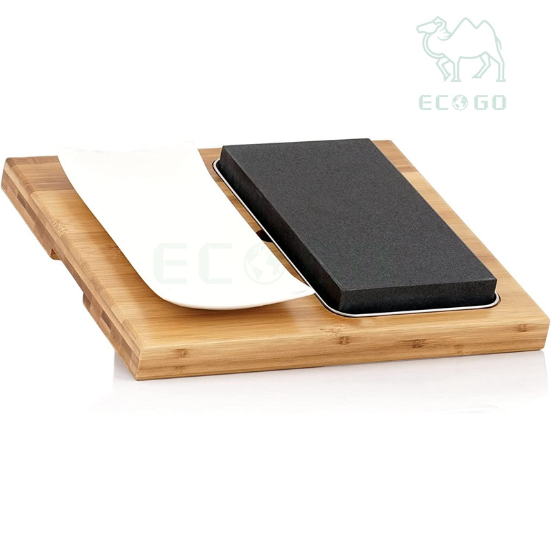 Utility Wooden Board With Lava Stone Steak Plate Baking Dishes & Pans With A Hot Stone Durable Cookware Sets