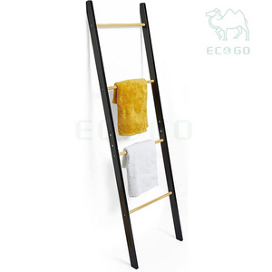 Towel Ladder Superior Quality Blanket Ladder Wooden Towel Rack Decorative Clothes Ladder for Bathroom Living Room