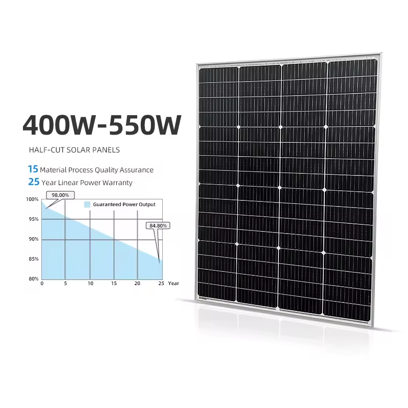 Solar Panels Photovoltaic Solar Power Panels PV Module US Stock Monocrystalline Silicon 435W 500W 550W 600W 670W Sola Panel