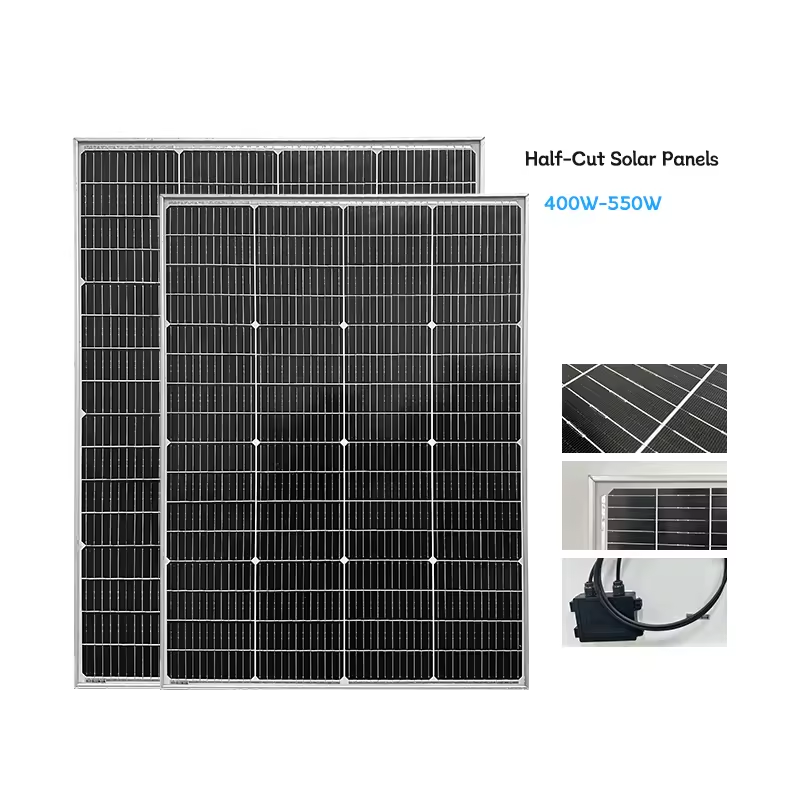 Solar Panels Photovoltaic Solar Power Panels PV Module US Stock Monocrystalline Silicon 435W 500W 550W 600W 670W Sola Panel