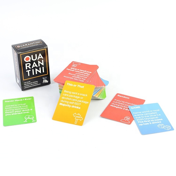 Fun Adult Customised Drinking Card Games For Adults Drinking Board Game Card