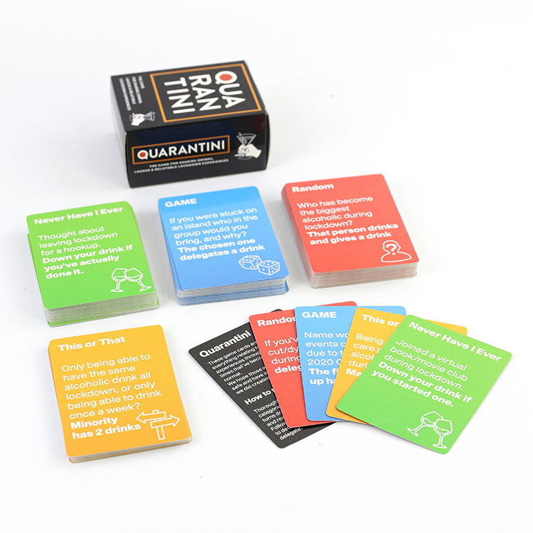 Fun Adult Customised Drinking Card Games