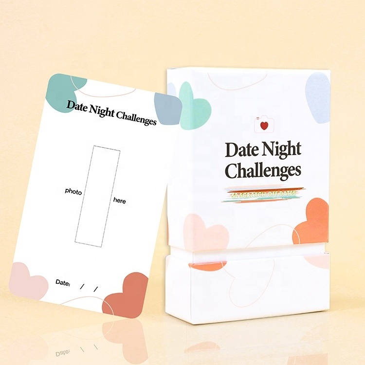 Custom 52 Date Night Couple Ideas Card Games for Couples Unique Date Deck Scratch Off Cards Romantic Couples Gifts