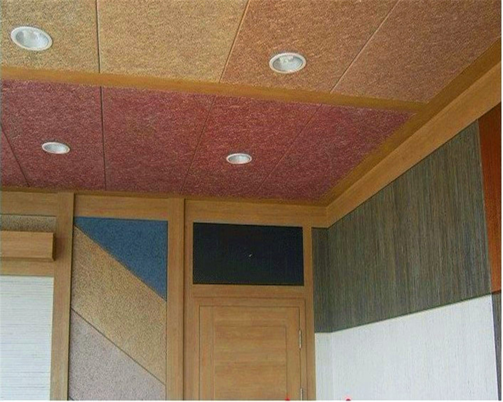 Eco-friendly acoustic soundproof fireproof ceiling panels