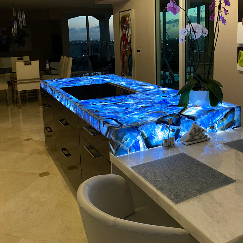 Factory Direct Sale Ultra Flat illuminated LED Marble LED Light Panel for Onyx Marble Backlit Backlight of Marble