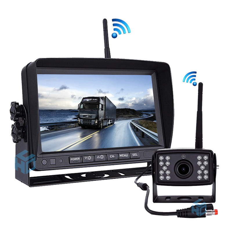 High quality IP67 waterproof 7-inch truck parking aid with AHD screen 1080P camera