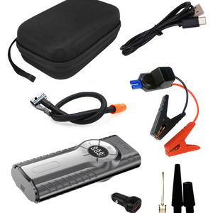 Powerful Jump starter 12V, 12000 mAh, 4 in 1, led light, tire inflator, power station