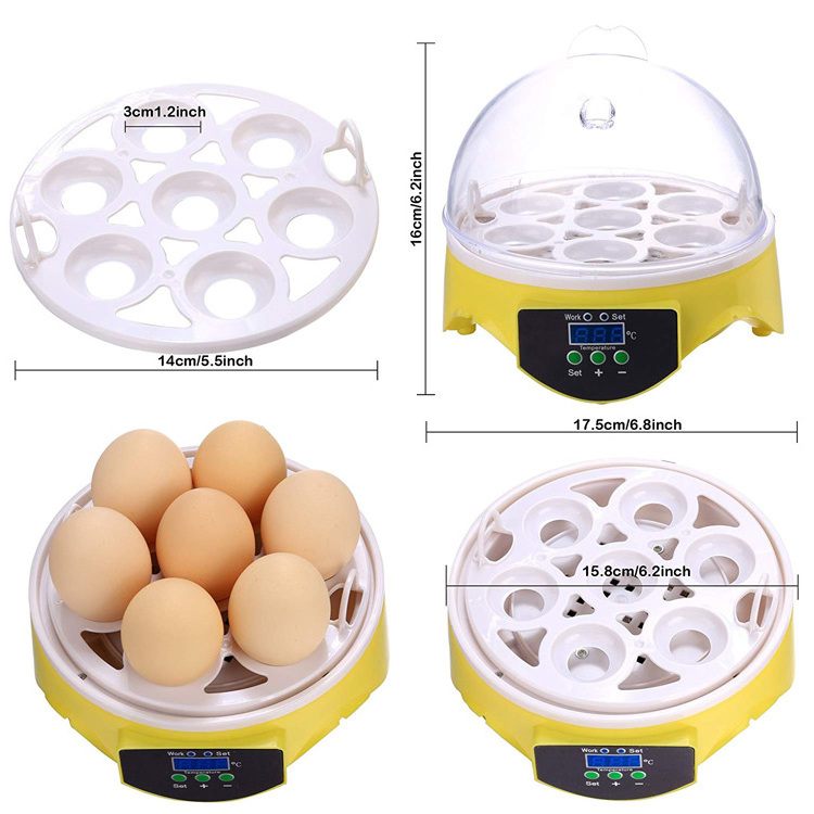 2019 mini capacity incubator machines cheap automatic 7 egg incubator for sale