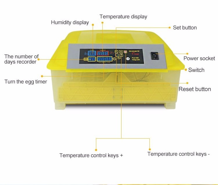 HHD Hot Selling Cheap Price In China Incubator 48 Chicken Egg incubator lahore pakistan + Candler Free Shipping