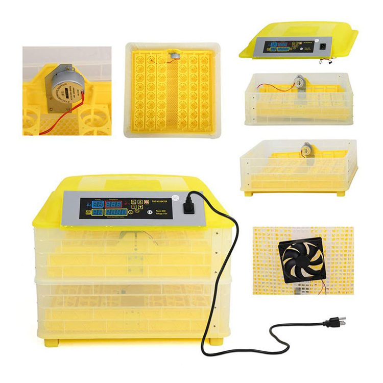 HHD full automatic chicken egg incubator in uae for sale 112 eggs 12v 220v incubator