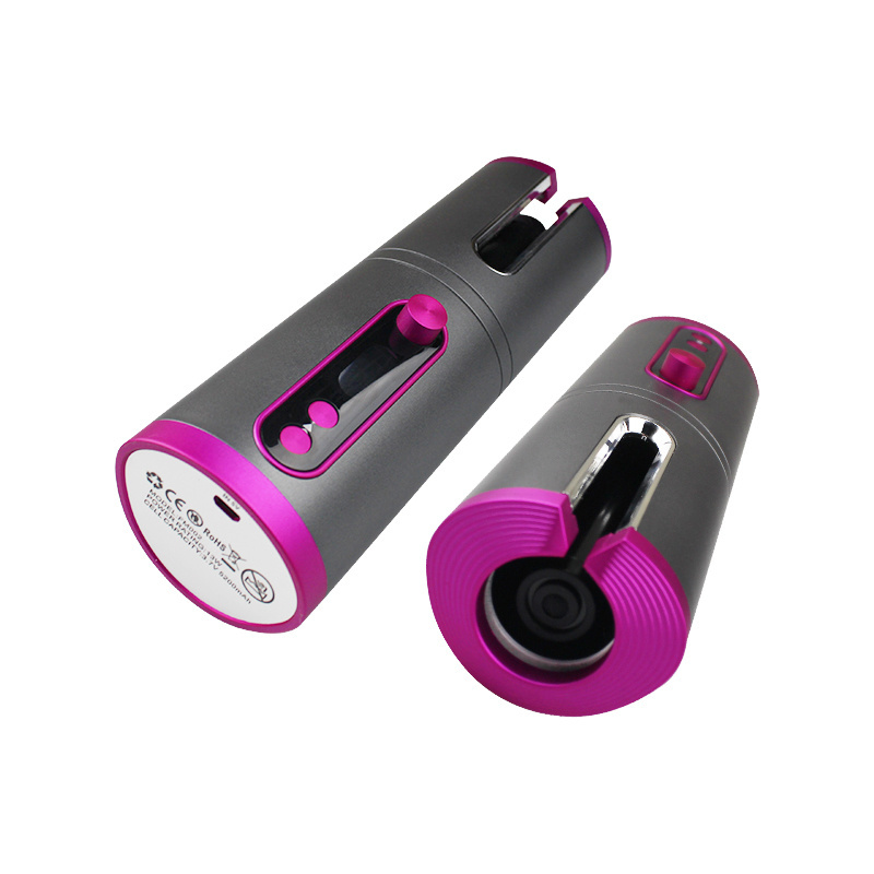 Hair Curler Divider Wireless Automatic Usb Charged Vivid And Vogue Hair Curling Automatic Iron Lcd Ceramic Ptc Hair Curler