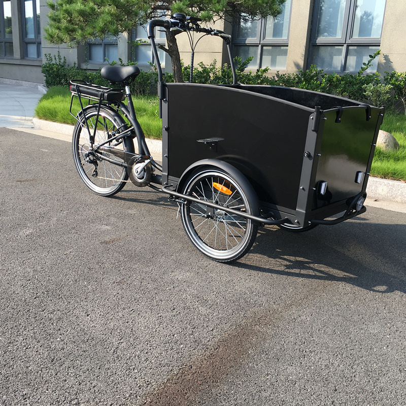 electric 3 wheel dutch cargo bike europe warehouse stock family bike EUrope warehouse dutch bike