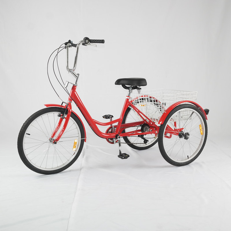 Hot sale adult single speed or 6 speeds bike cheap family cargo tricycle bicycle GW7001