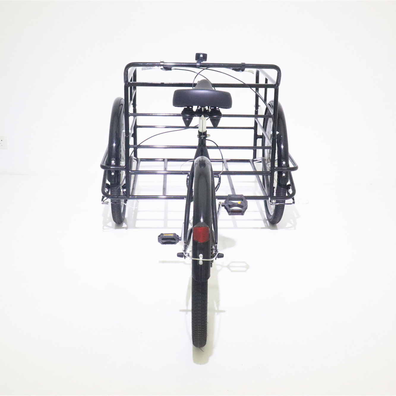 3 wheel bike reverse tricycle front loading cargo bicycle 26 inch strong steel frame for cargo use