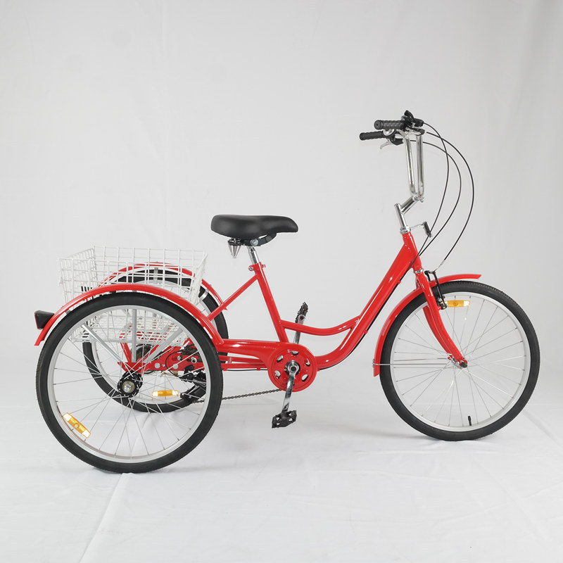 Hot sale adult single speed or 6 speeds bike cheap family cargo tricycle bicycle GW7001