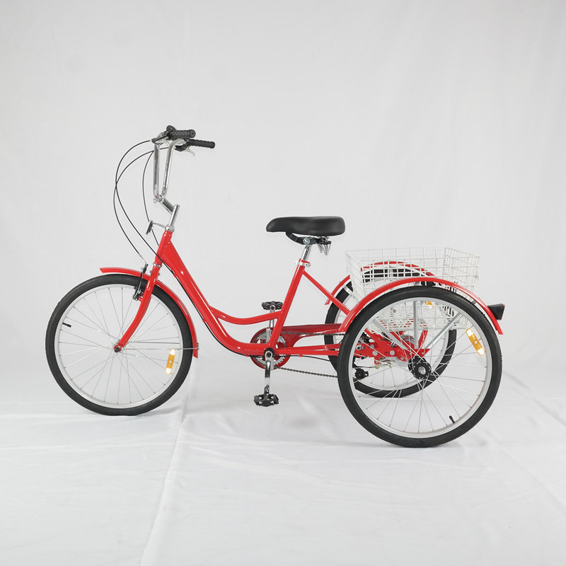 Hot sale adult single speed or 6 speeds bike cheap family cargo tricycle bicycle GW7001