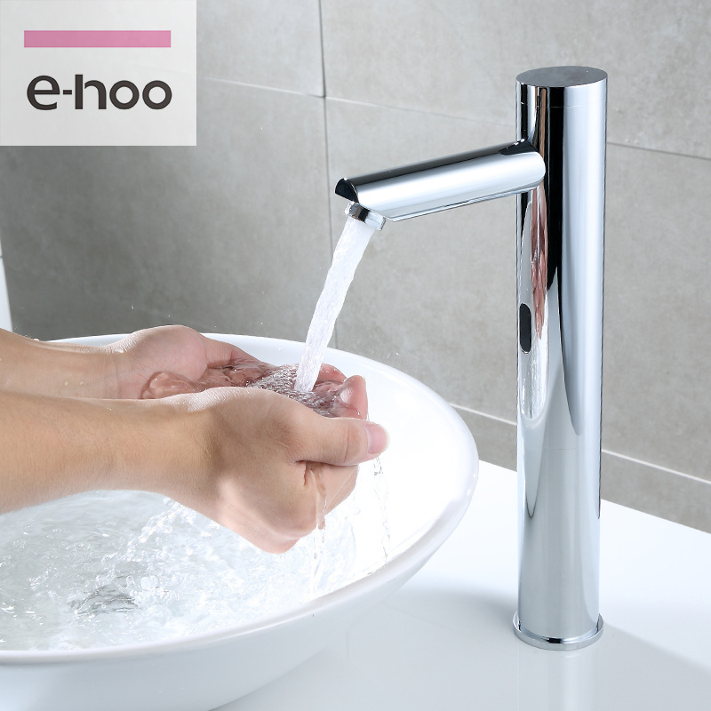 ehoo deck mounted sensor faucet infrared automatic water saver tap