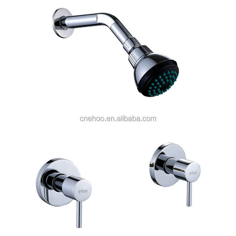 8 inch concealed shower mixer dual handle mezcladora de ducha clarita mixing diverter valve concealed shower faucet with sprayer