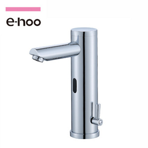 brass chrome sensor faucet hot cold mixer automatic sense basin tap