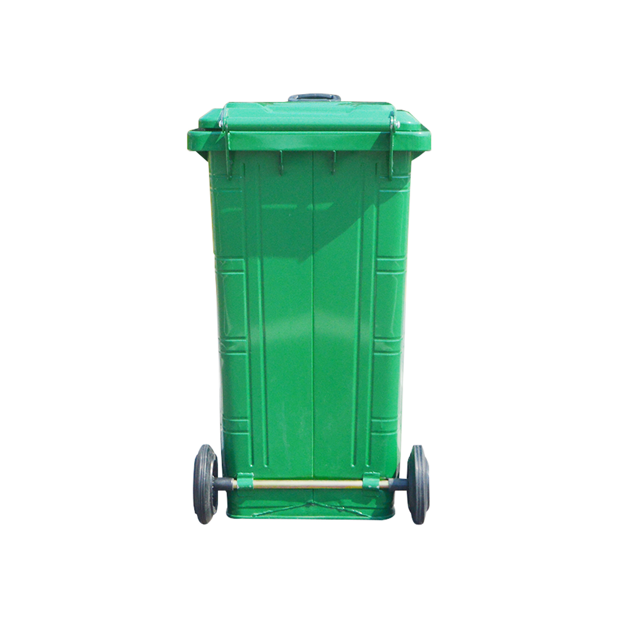 240L best seller galvanized recycle vertical trash can custom logo color trash can with wheels