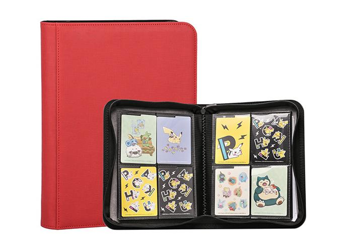 9 Pockets Trading for Po-kemon Card Album Folder Sleeves-Side Loading Pocket Binder for Game Collecting Card