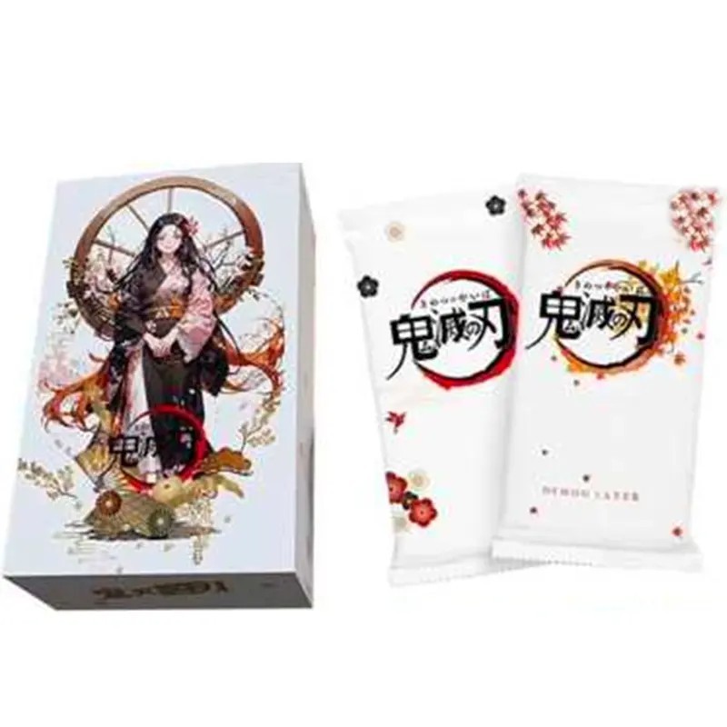 2023 New Hot Demon Slayer Booster Box TCG Cards Packs Anime Kimetsu No Yaiba Collectible Card Table Playing Toys Christmas Gift