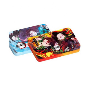 Wholesale Japanese Anime Game Cards Thickened Tr 3D Demon Slayer Anime Collection Card Rare Cards Box Children Toys