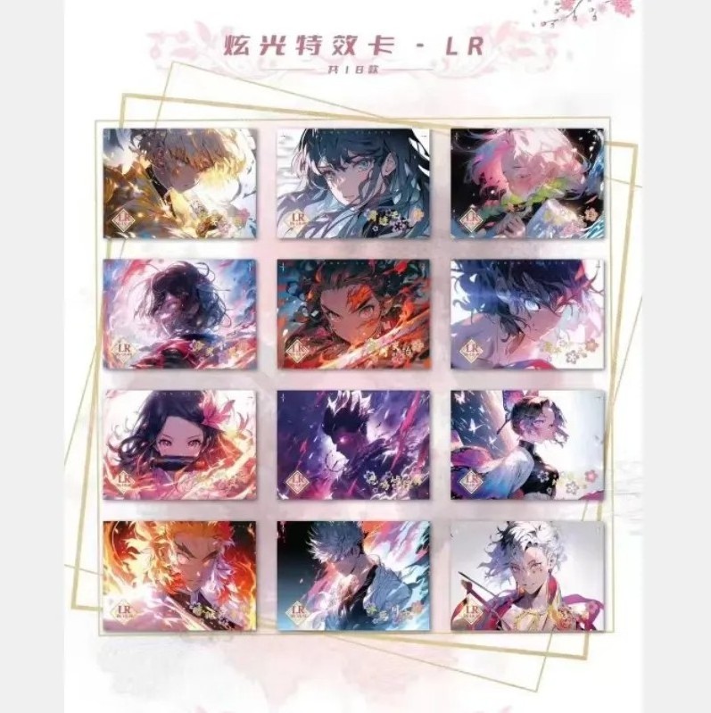 2023 New Hot Demon Slayer Booster Box TCG Cards Packs Anime Kimetsu No Yaiba Collectible Card Table Playing Toys Christmas Gift