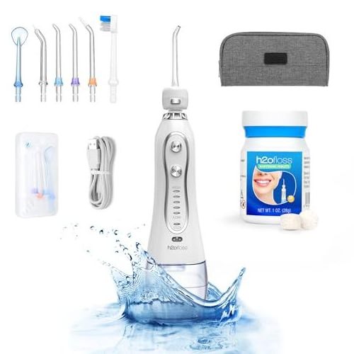 Factory sale Oral Irrigator H2ofloss portable dental tonsil stone remover water flosser