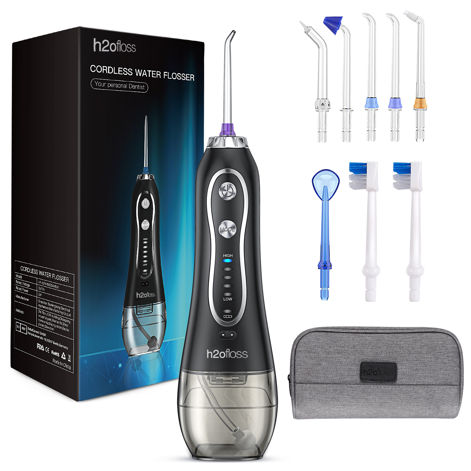 h2ofloss teeth cleaning oral irrigation water flosser waterfloss