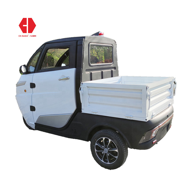 Chinese Manufacturer Electric Tricycle Pickup 45Km/H 3 Wheels Electric Van Cargo Truck