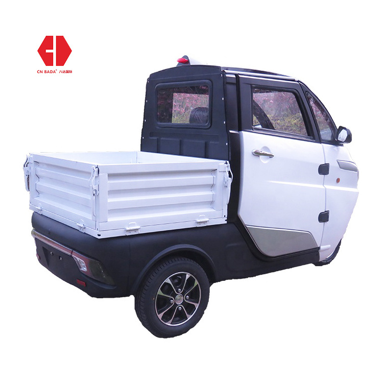 Chinese Manufacturer Electric Tricycle Pickup 45Km/H 3 Wheels Electric Van Cargo Truck