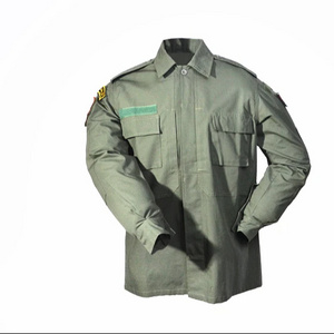 Custom Wholesale Camouflage Combat Shirt Pants Suit Tactical Uniform Men Green Security Clothes